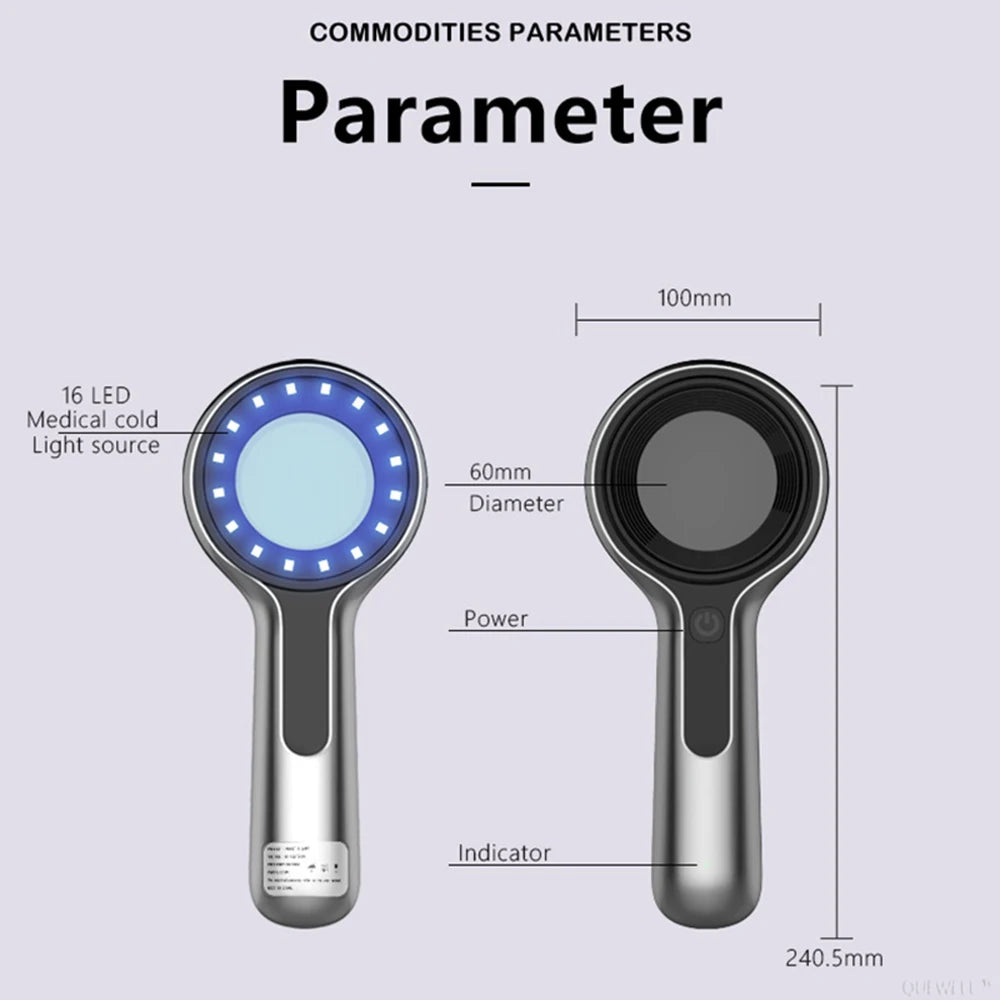 NEW Woods Lamp Skin Analyzer For Skin UV Magnifying For Beauty Facial Testing Wood Lamp Light Skin Analysis Detection Skin Care