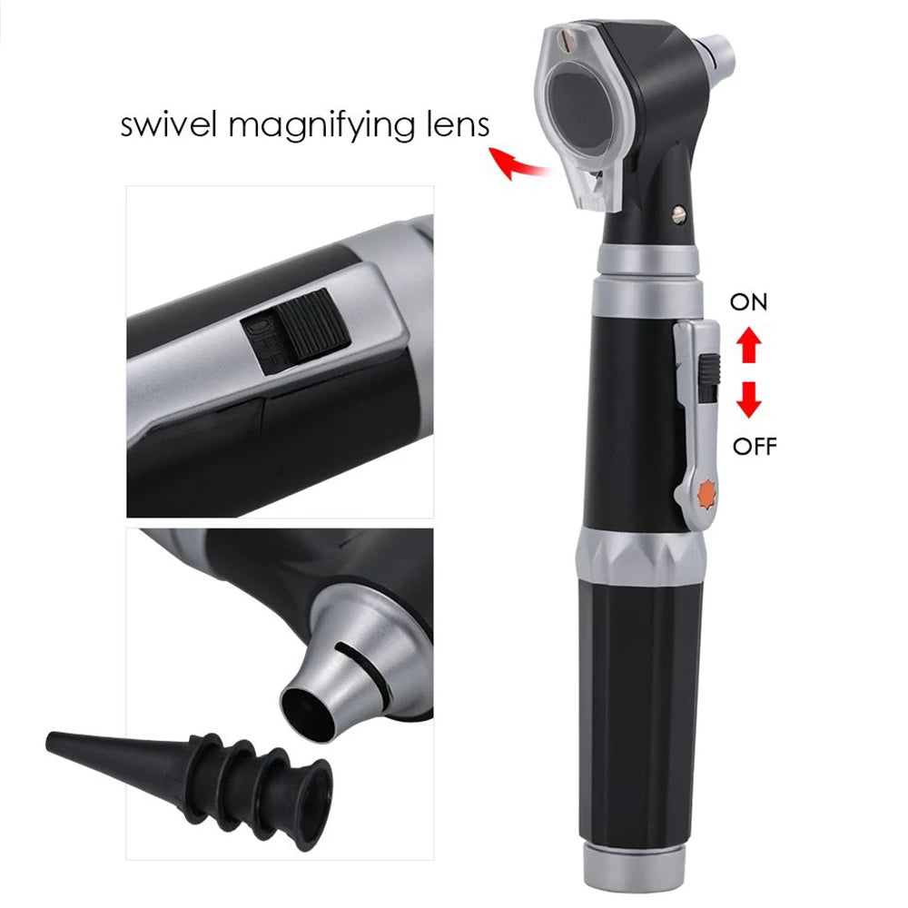 Otoscope - Ear Scope with Light, Ear Infection Detector,Perfect for Nursing & Medical Students for Kids and Adults & Pets